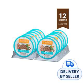 Instinct Minced Recipe Tuna Wet Cat Food Cups x 12 Instinct Minced Recipe Tuna Wet Cat Food Cups x 12