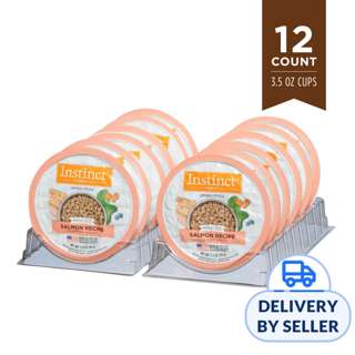 Instinct Minced Recipe Salmon Wet Cat Food Cups x 12