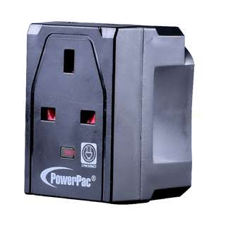 Powerpac 3-Way Adapter with 2-Pin Direct (PP144NBK)