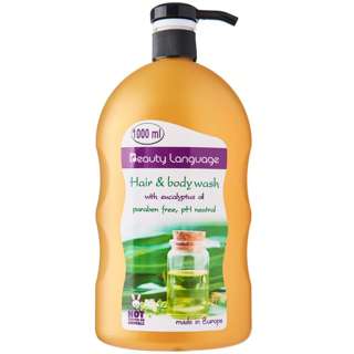 Beauty Language Hair and Body Wash with Eucalyptus Oil