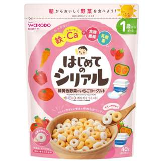 Wakodo Vegetables And Strawberry Yogurt Puff