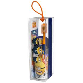 Mr White Minions Travel Kit Toothbrush With Toothpaste Beaker
