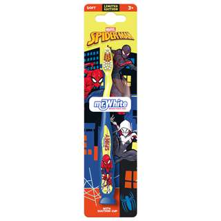 Mr White Spiderman Toothbrush With Suction & Cover