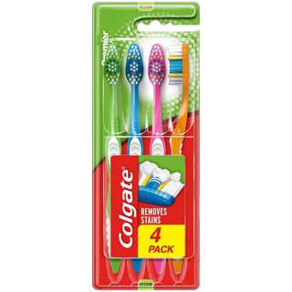 Colgate Premier Clean Toothbrush (Medium) 4s
