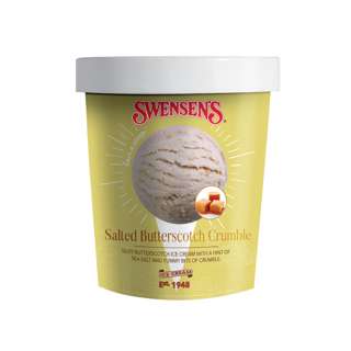 Swensen's Salted Butterscotch Crumble Ice Cream Pint Tub