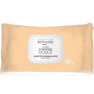 Byphasse Make Up Remover Wipes For Sensitive Skin 40's