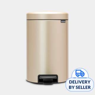Brabantia Pedal Bin Newicon 12 Ltr Champagne Brabantia Pedal Bin Newicon 12 Ltr Champagne
