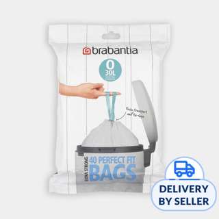 Brabantia Perfectfit Bags(Code O) Flatback 30L Bulk Pack 40's