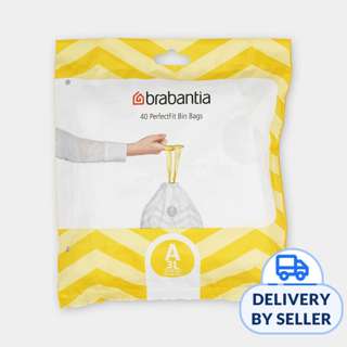 BRABANTIA Perfectfit Bags (Code A) 3 Ltr Dispenser Pack 40's