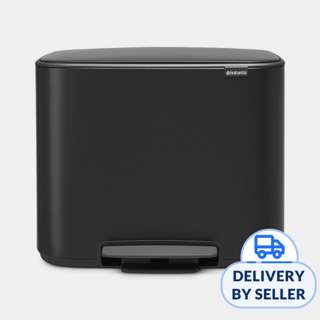 Brabantia Bo Pedal Bin 36 Ltr Matt Black