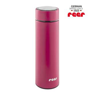 Reer ColourDesign Stainless Steel Vacuum Bottle - Berry Red