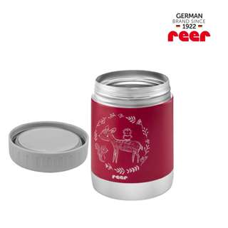 Reer ColourDesign Stainless Steel Food Container - Berry Red