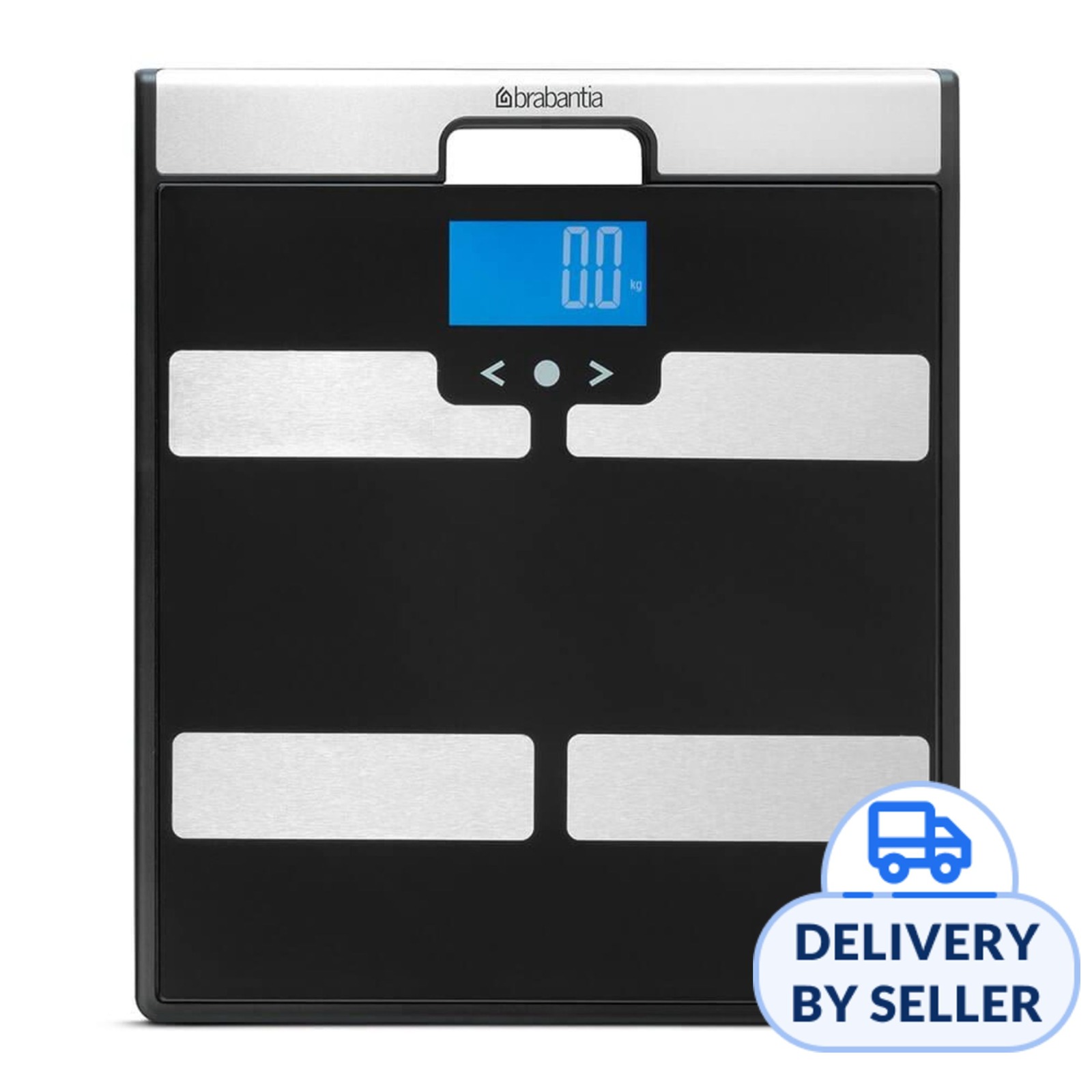 Brabantia Bathroom Scale Body Analysis 160 Kg Black NTUC FairPrice