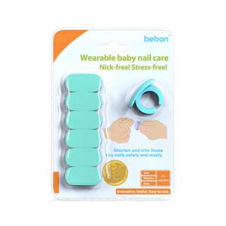 Bebon Baby Nail File with 18 Snap-off Disposable Files