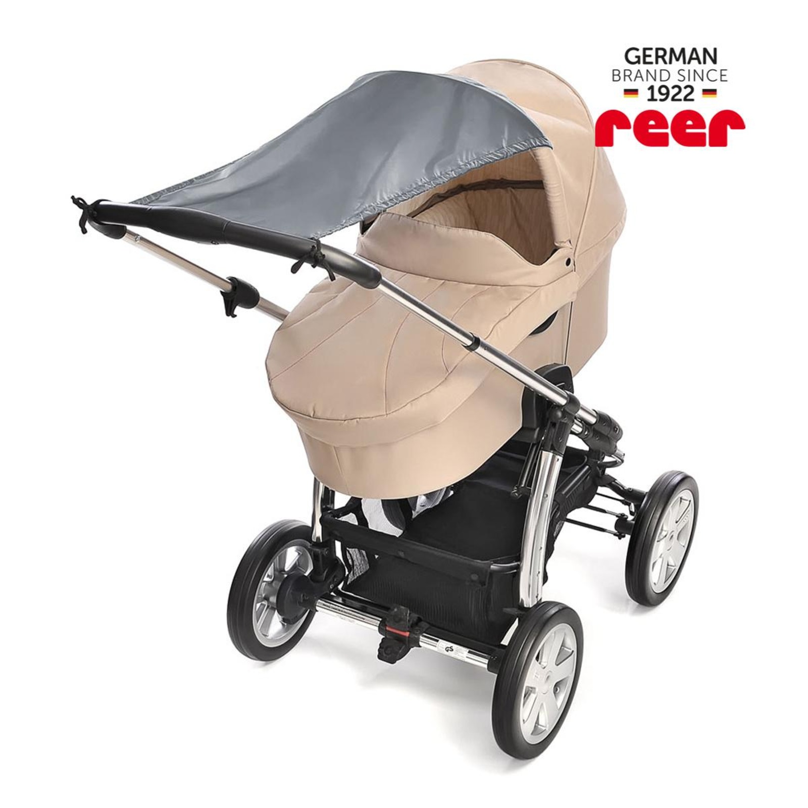 Reer Sun Sail Universal Stroller Retractable Sunshade Grey NTUC