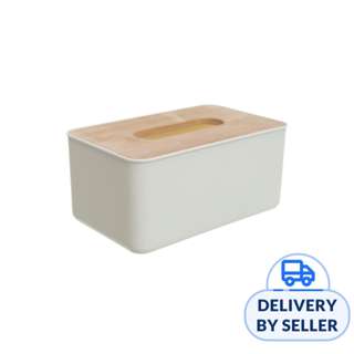 Citylife Tissue Holder with Wooden Lid
