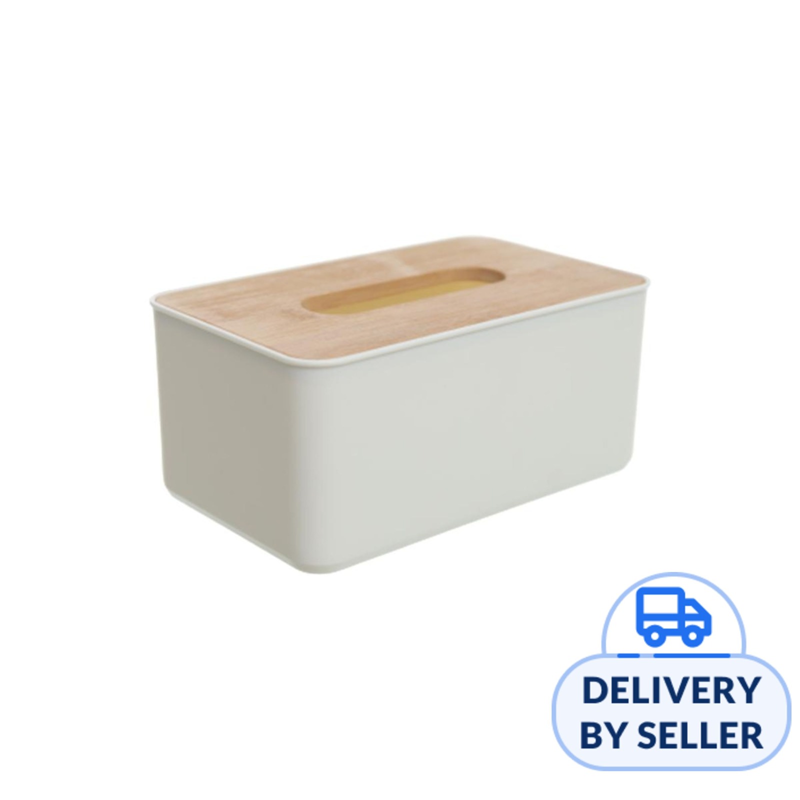Citylife Tissue Holder with Wooden Lid