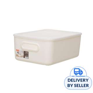 Citylife 13L Sleek Storage Box with Lid - White