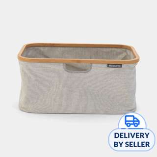 Brabantia Foldable Laundry Basket 40Ltr Grey