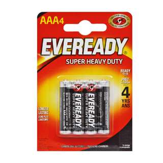 Eveready Zinc Batteries Super Heavy Duty - AAA