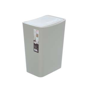 Citylife 12L Keyboard Design Swivel Bin Ice Grey