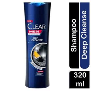 Clear MEN Deep Cleanse Anti Dandruff Shampoo - Charcoal+Orang Clear MEN Deep Cleanse Anti Dandruff Shampoo - Charcoal+Orang