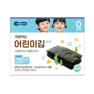 BeBecook Baby First Organic Sun-Dried Seaweed - Non-Seasoned