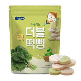 BeBecook My First Duo-Flavour Rice Rusk - Spinach