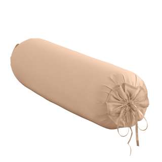 SWEET HOME Plain Long-staple Cotton Bolster Case - L (Coffee)