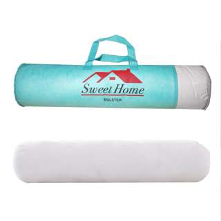 SWEET HOME Premium Cotton Bolster With Protector -M Size