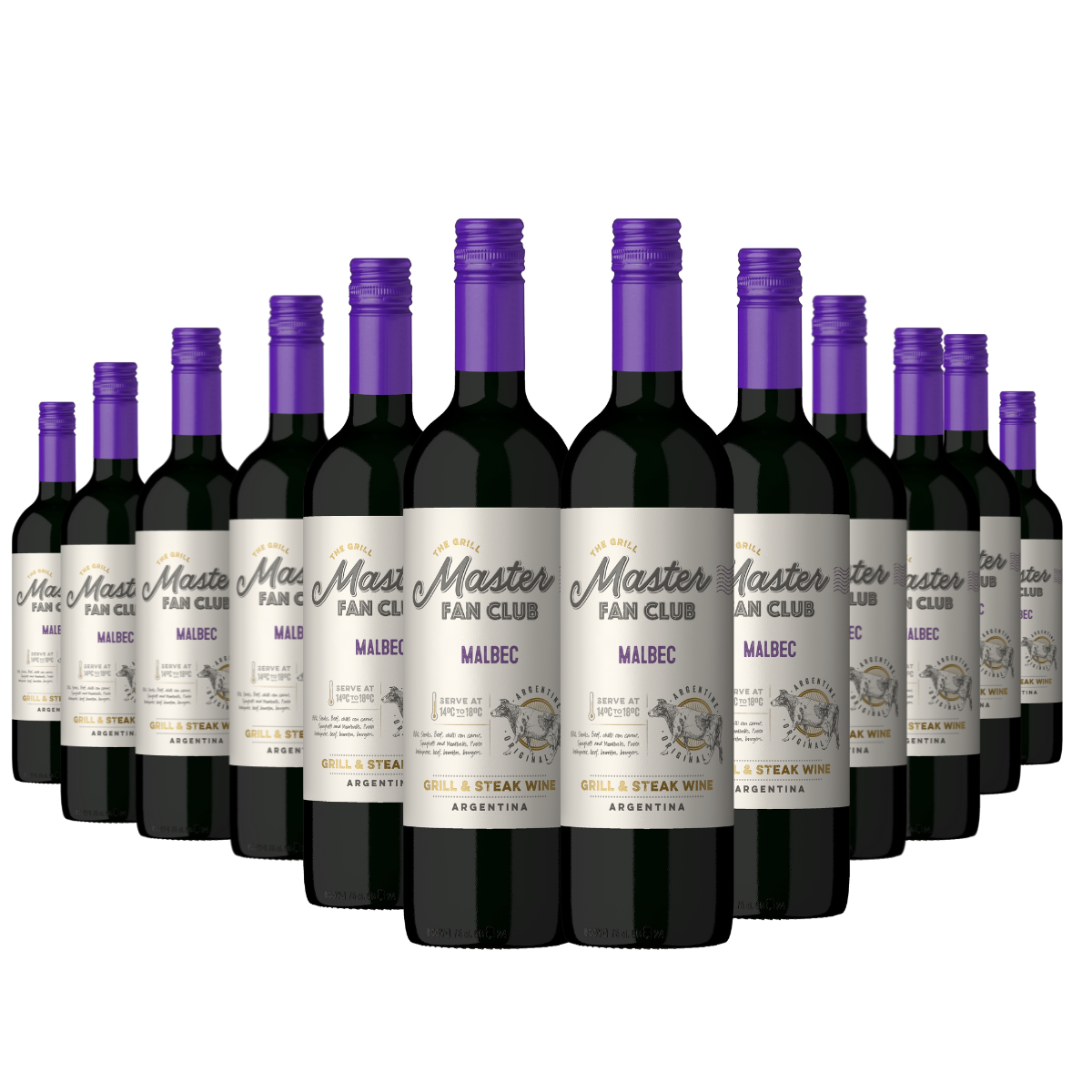 The Grill Master Fan Club Malbec Argentina Red Wine