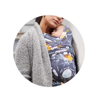Boba Baby Wrap Limited Edition Feathers & Flowers
