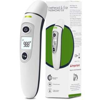 PurityWhite 2 ways forehead & ear thermometer infrared red