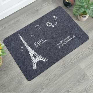 Sweet Home Embroidered Anti-slip Door Floor Mat - Tower