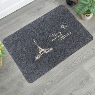 Sweet Home Embroidered Anti-slip Door Floor Mat - Tower