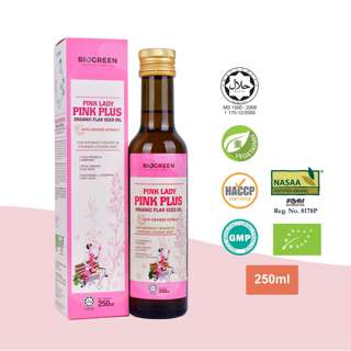 Biogreen Biogreen PinkLady Organic Flaxseed Oil Orange Extrac