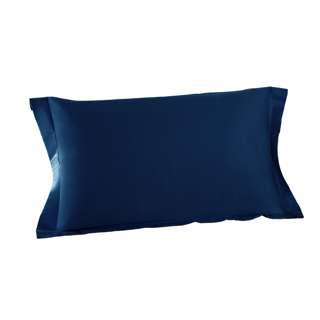 Sweet Home Plain Long-staple Cotton PillowCase - Navy Blue