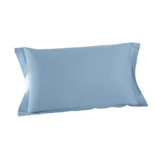 Sweet Home Plain Long-staple Cotton PillowCase - Blue