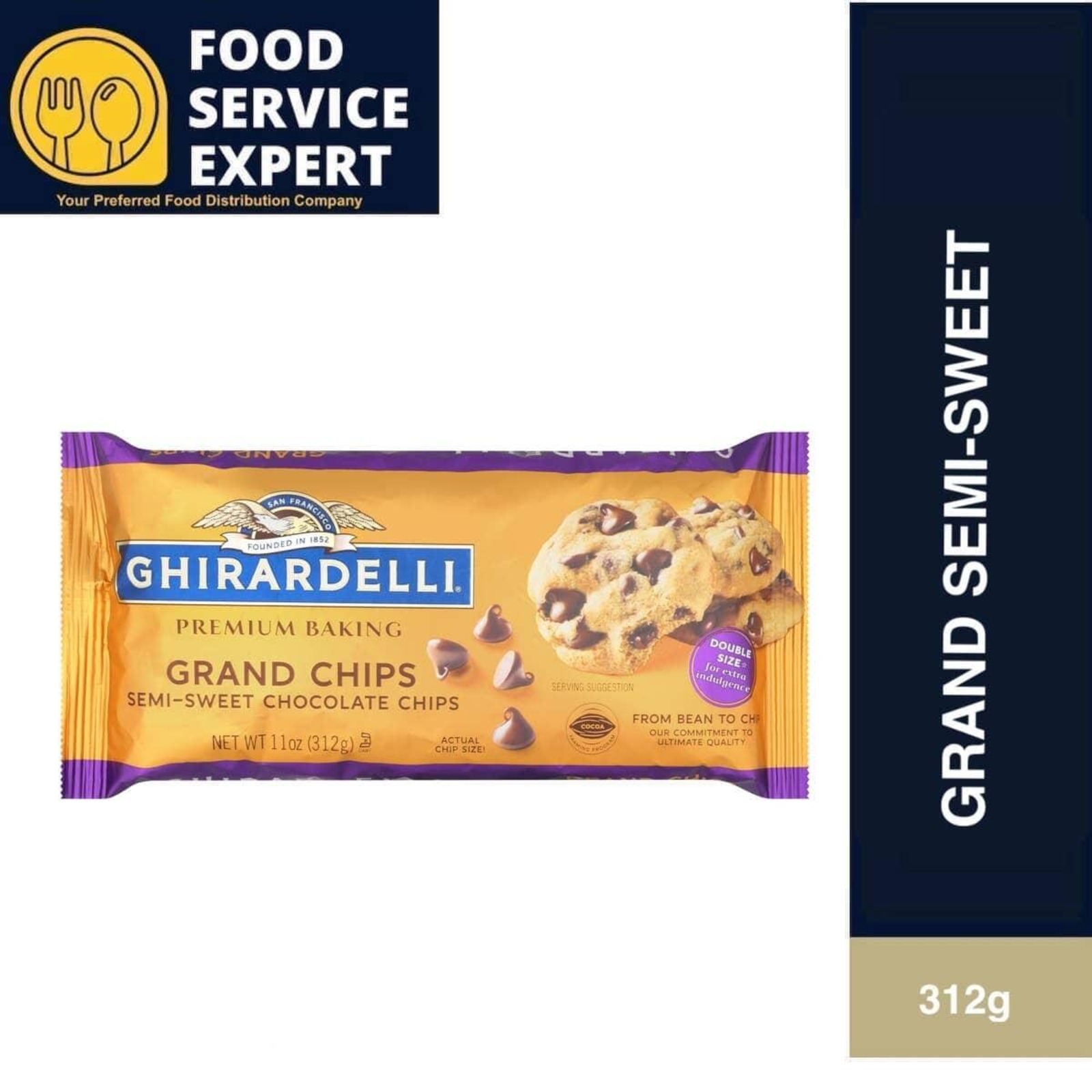 Ghirardelli semi sweet on sale chocolate chips