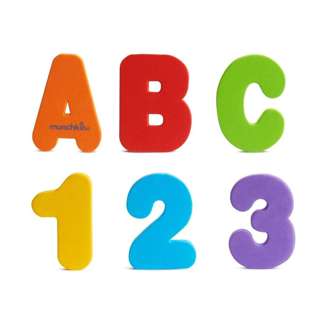 Munchkin Learn Bath Letters & Numbers Munchkin Learn Bath Letters & Numbers