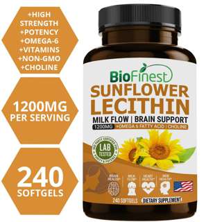Biofinest Sunflower Lecithin 1200mg Lactation Flow Supplement