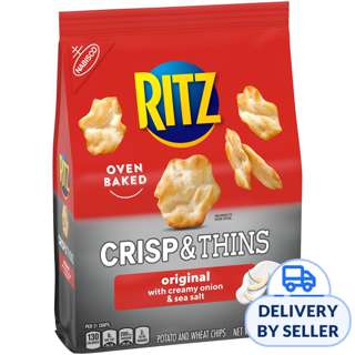 RITZ Crisp And Thins Original W Onion Sea Salt, 201g