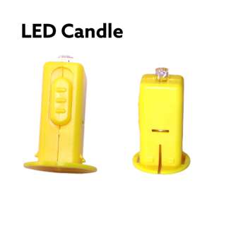 Partyforte Multi Color LED Candles Lantern Candles X 12S