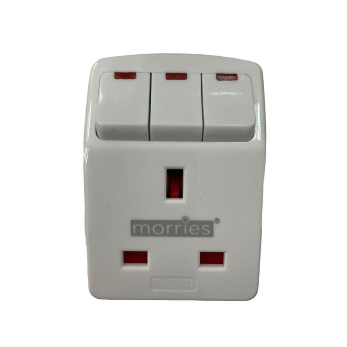 Morries 3 Way Aadptor with Switch - MS 3002
