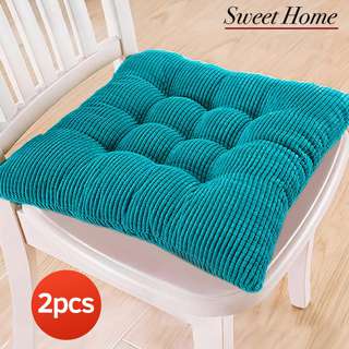 Sweet Home Flannel Soft Seat Cushion Chair Pad - Lake Blue