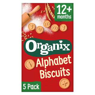 Organix Alphabet Toddler Snack Biscuits
