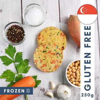 The Meat Club Carrot Chickpea Burger Patty - Frozen