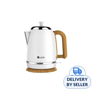 Odette Stainless Steel Electric Kettle (White)