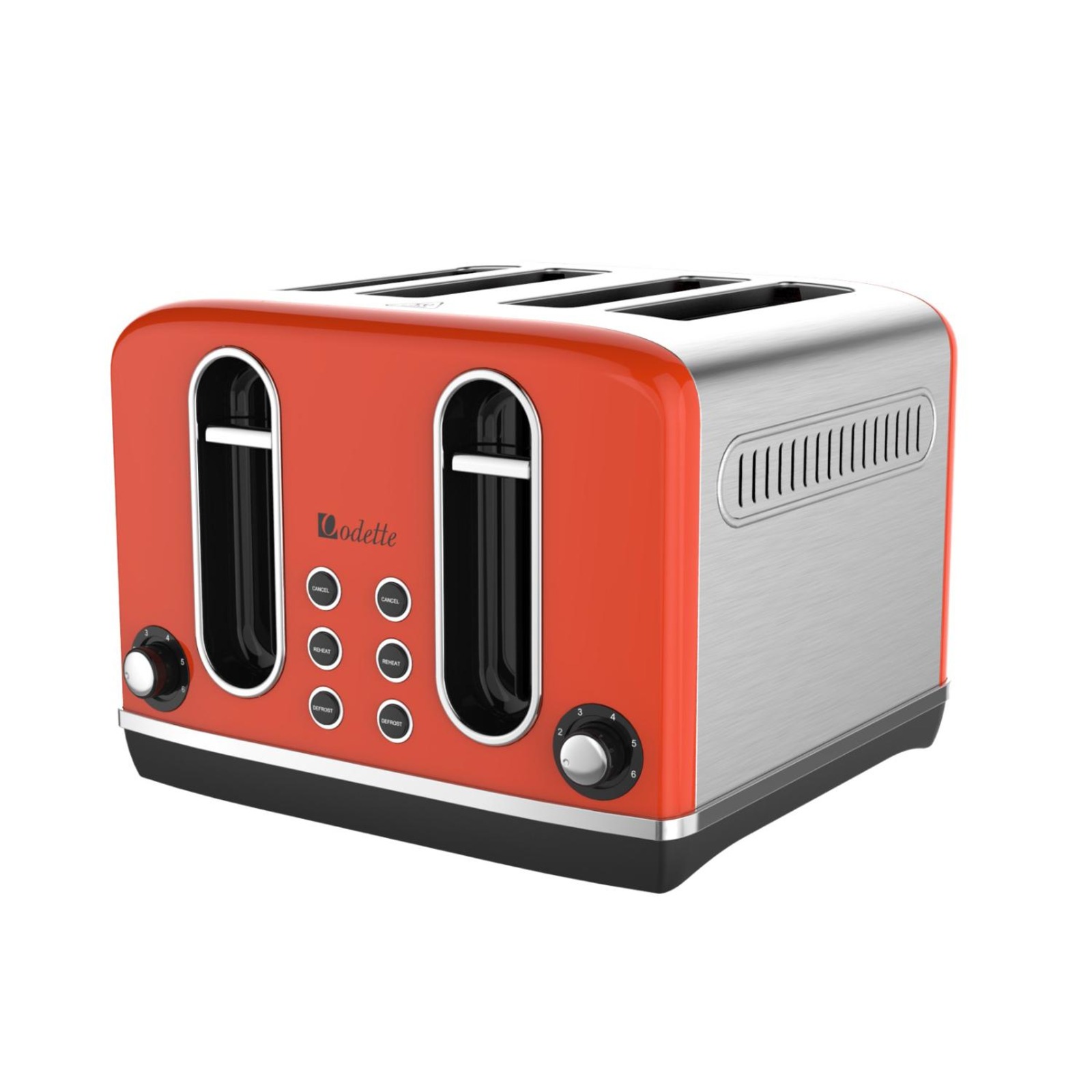 Orange 4 cheap slice toaster