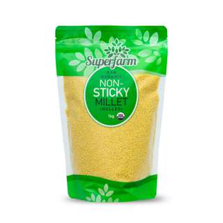Superfarm Organic Hulled Non-Sticky Millet Superfarm Organic Hulled Non-Sticky Millet